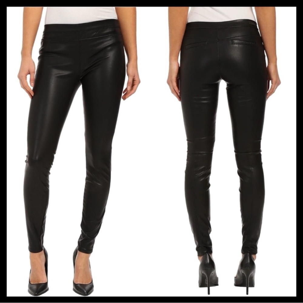 BLANK NYC Faux Leather Pull On Leggings